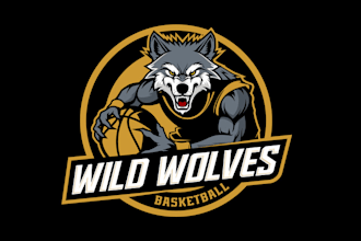design fun boys basketball team logo