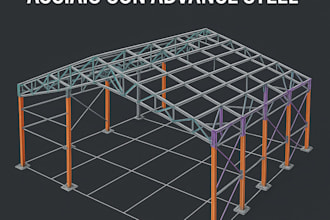 design structures using advance steel