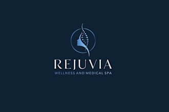 design unique medical wellness spa logo