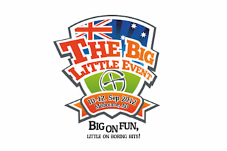design wonderful big little event logo