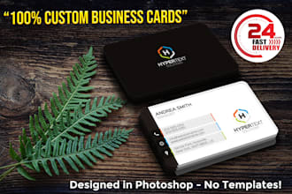 design professional custom business cards that make a lasting impression