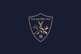 design looks nice rod and rifle club logo
