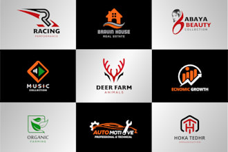 do modern minimalist brand logo design