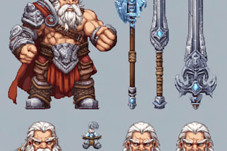 draw your 2d game character in spine pro