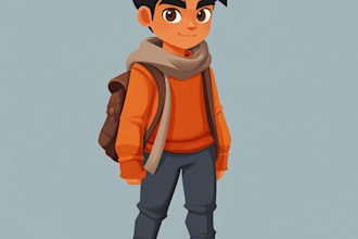 create simple 2d game characters