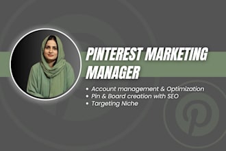 design and grow your pinterest account monthly