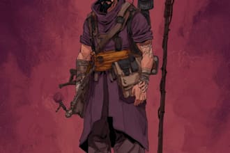 illustrate your ttrpg oc, vtm, fantasy, dnd character art