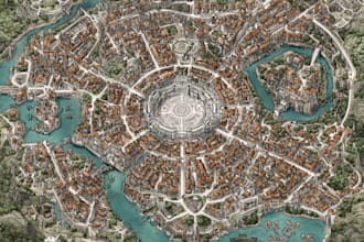 create your fantasy city map