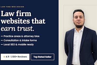 design attorney, lawyer and law firm wordpress website