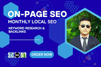 do wordpress website onpage seo and local optimization