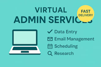 do admin work, spreadsheet work or small manual tasks