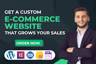 build a fully responsive e commerce site with modern design