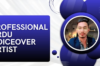 record professional urdu voice over for you