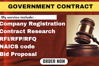 write a winning government contract bid proposal, rfi, rfq, and rfp
