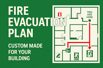 create fire evacuation plan from your floor layout