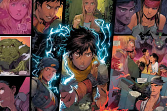 draw comic book cover art and manga for you