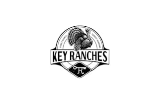 design old florida ranch turkey hunting logo