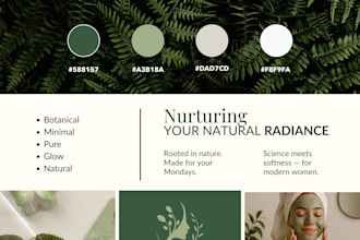 premium skincare brand identity and packaging design