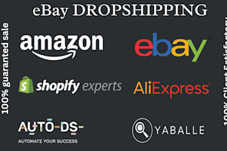 do expert profitable amazon to ebay dropshipping or top custom ebay listing