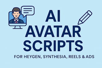write catchy ai avatar video scripts