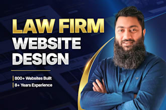 design a professional law firm attorney or legal website using wordpress