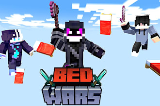 create professional minecraft thumbnail and banner art within 24 hours