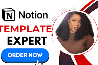 be notion expert to create notion template, workspace ,plan and dashboards