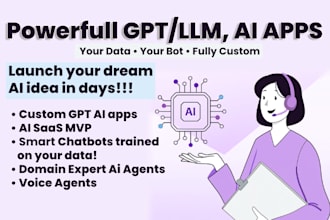 build powerful ai website, ai chatbot, ai agents, mcp server, ai mvp, ai saas