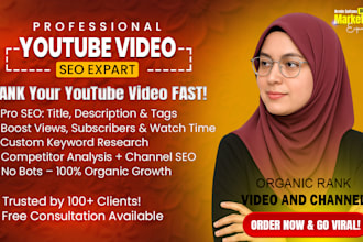 optimize youtube video with SEO to get more views