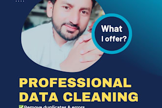 do data entry, cleaning and formatting smartly using ai