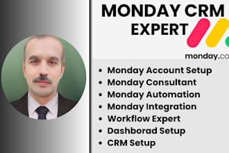 your monday com expert, custom sales crm , automation