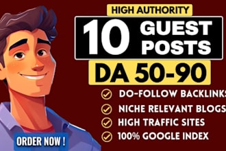 do general guest post on high da90 general backlinks