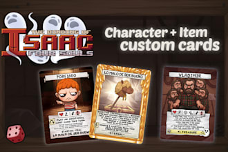 create a custom binding of isaac four souls card, character, item or monster