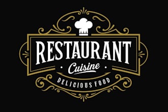 create a proffesional restaurant logo