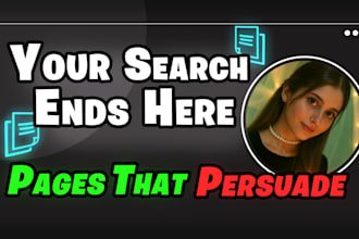be your copywriter for landing page, sales page, and website content