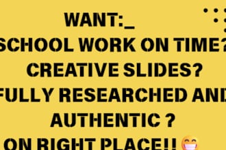 make presentations for school