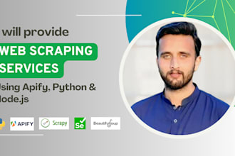 do data scraping using apify