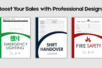 design KDP log books, planners, interiors, and 3d mockups