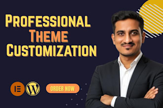 design stunning wordpress website and theme customization