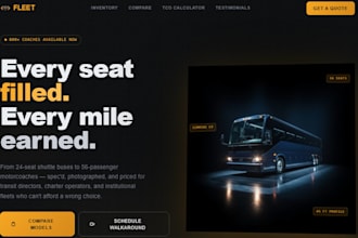 do freight logistics website, cargo transport website fleet management website
