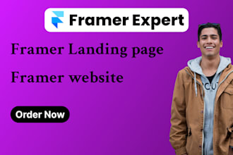 develop premium mobile friendly framer website figma to framer in 24 hours