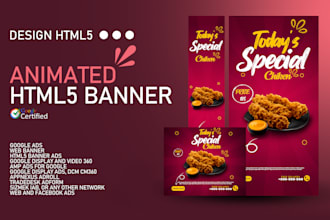 design creative HTML5 banner ads for adroll remarketing