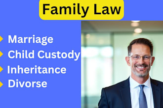 be your civil lawyer in civil law, family, child custody, divorce and tort cases