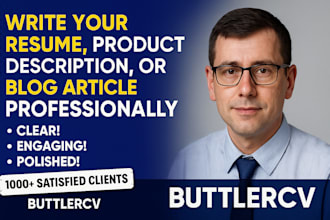 write your resume, product description or blog professionally
