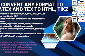 convert your diagrams and graphics into tikz latex code