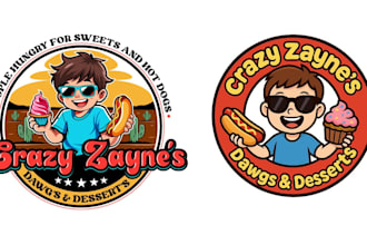 design unique professional hot dog logo