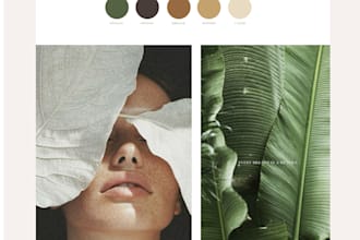 design a brand moodboard that defines your visual identity and aesthetic
