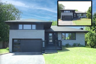 real estate photo editing hdr blending or flambient