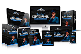 design online course bundle, book cover, ecover, and digital product mockup
