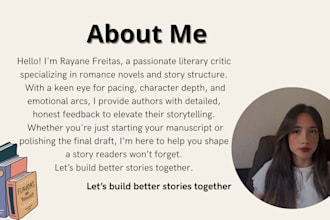 beta read and review your book with honest feedback